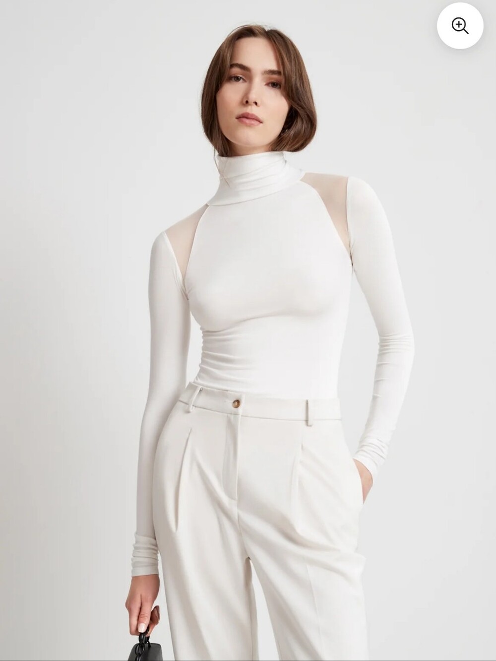 Marcella Maria Turtleneck Off White Sz Small
